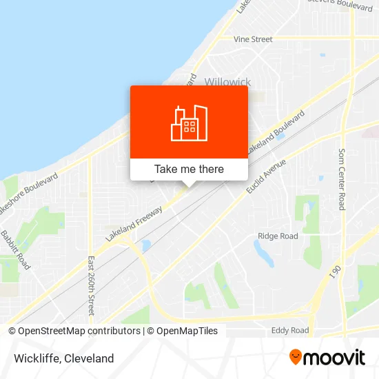Wickliffe map
