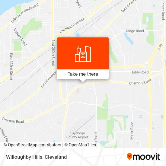 Willoughby Hills map