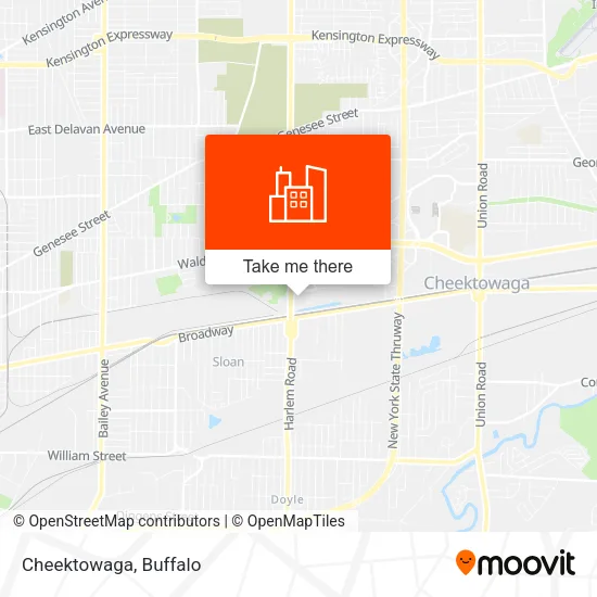 Cheektowaga map