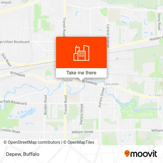Depew map