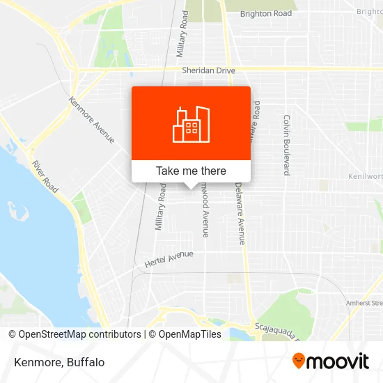 Kenmore map