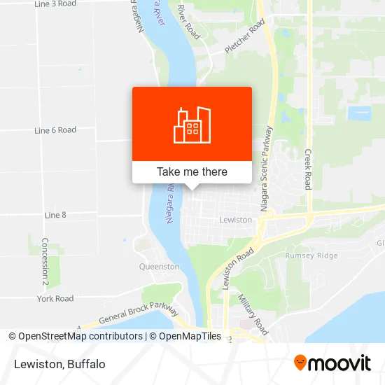 Lewiston map