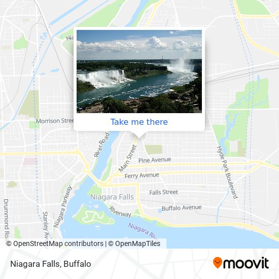 Mapa de Niagara Falls