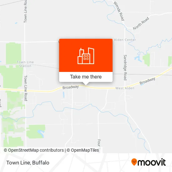 Town Line map