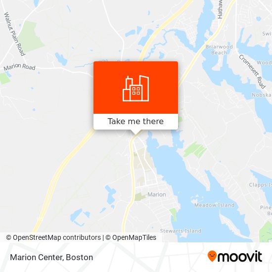 Marion Center map