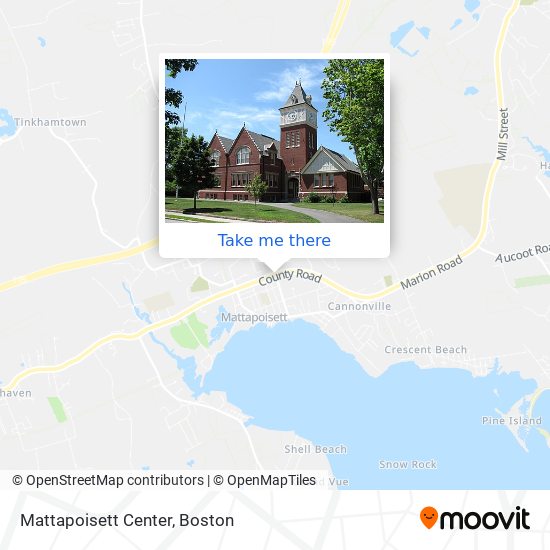 Mattapoisett Center map