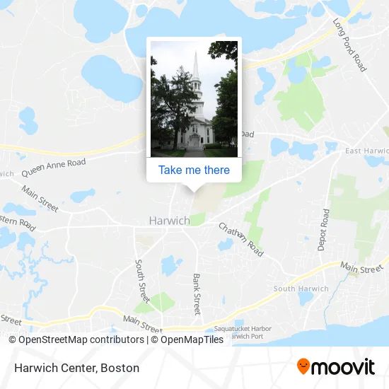 Harwich Center map