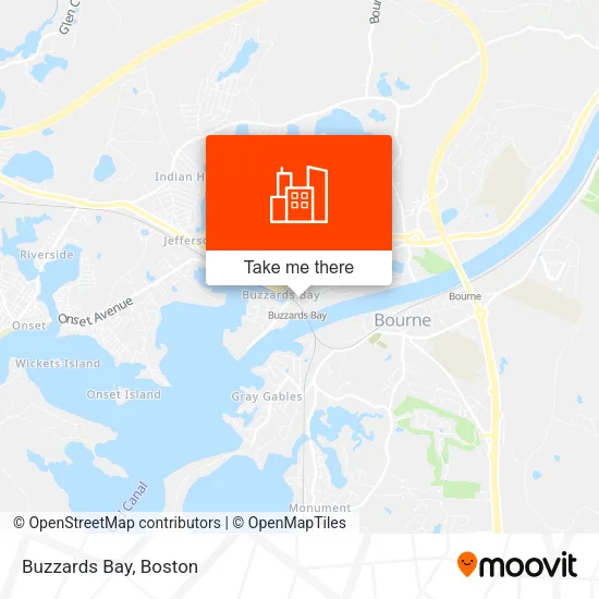 Buzzards Bay map