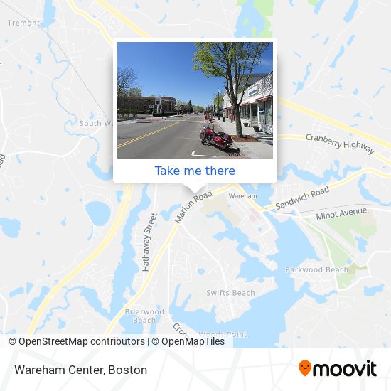 Wareham Center map