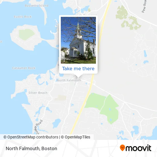 North Falmouth map