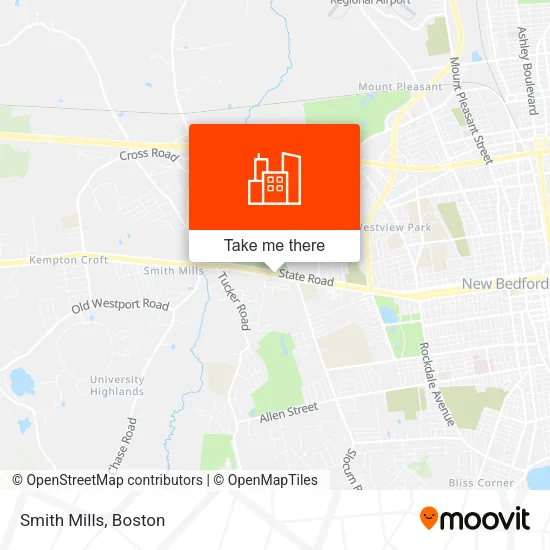 Smith Mills map