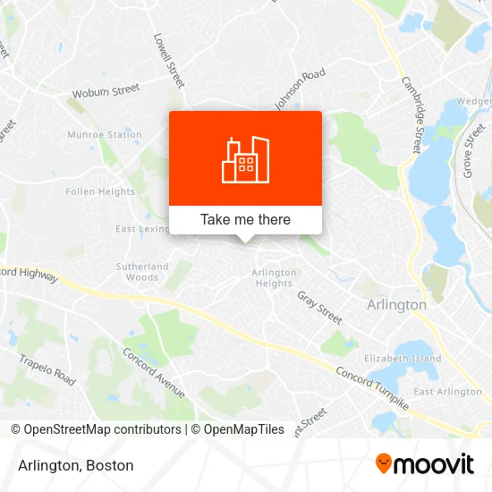 Arlington map