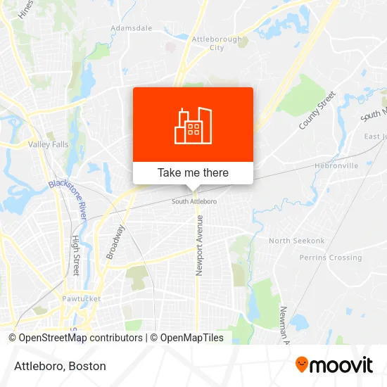 Attleboro map
