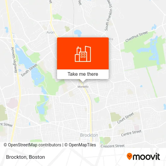 Brockton map