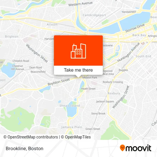 Brookline map