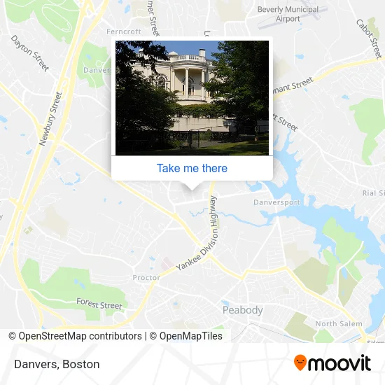 Danvers map