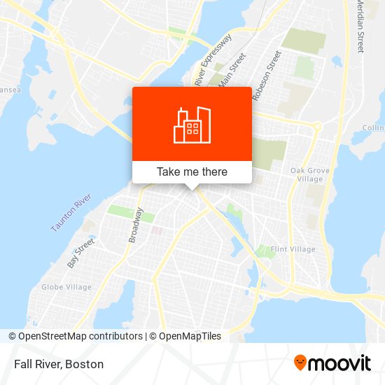 Fall River map