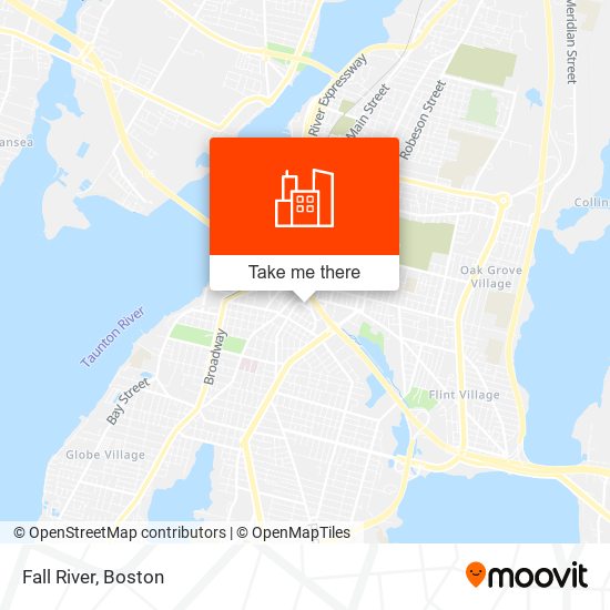 Mapa de Fall River