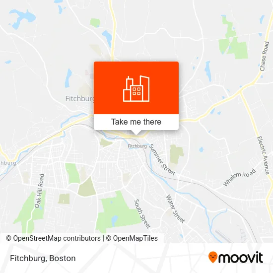 Fitchburg map