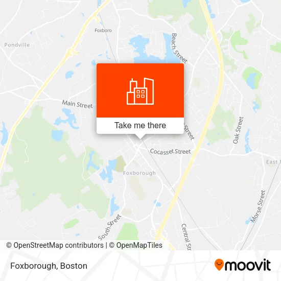Foxborough map
