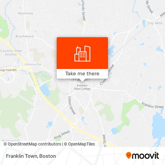 Franklin Town map