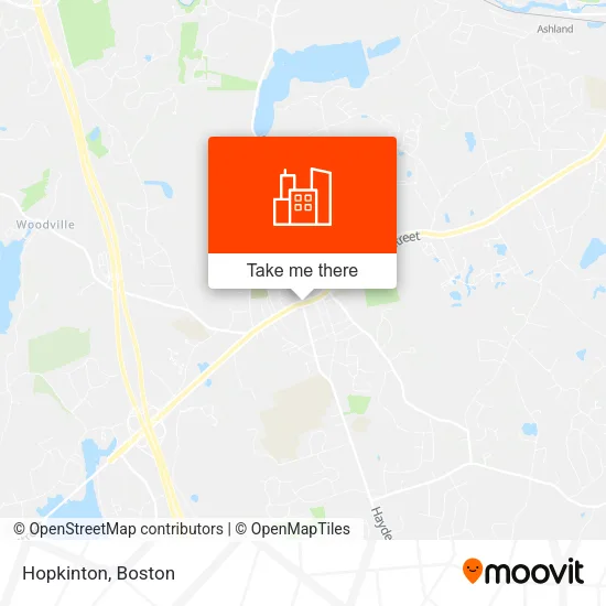 Hopkinton map