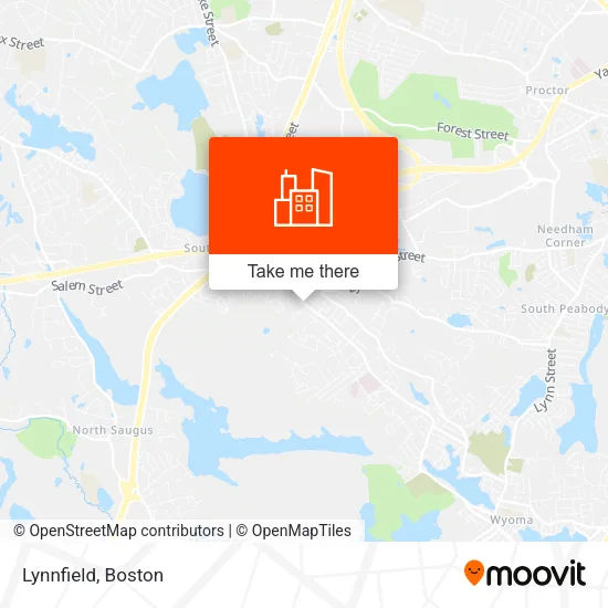Lynnfield map