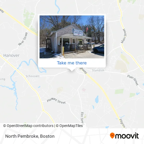 North Pembroke map