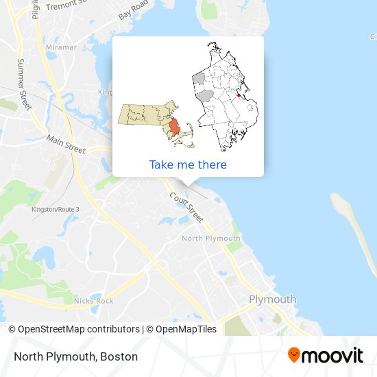 North Plymouth map