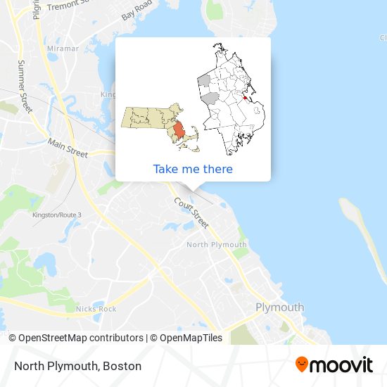 Mapa de North Plymouth