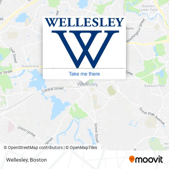 Wellesley map