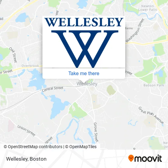 Wellesley map