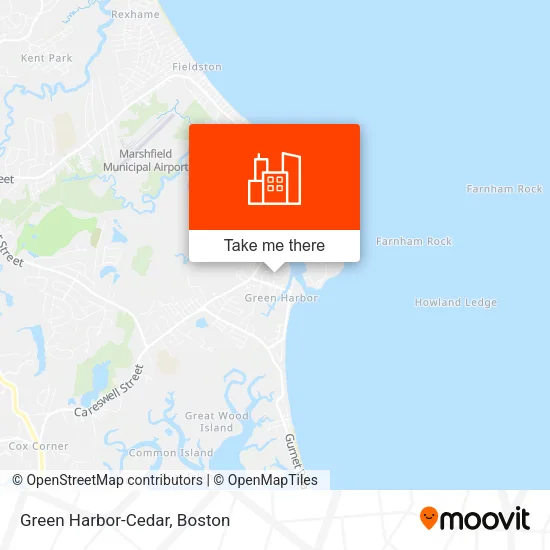 Green Harbor-Cedar map
