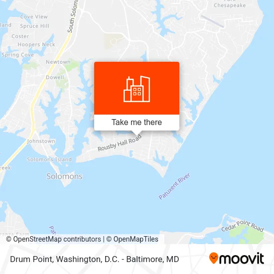 Drum Point map