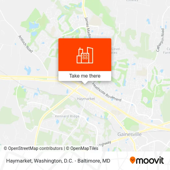 Haymarket map
