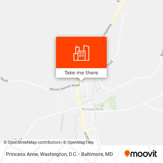 Princess Anne map