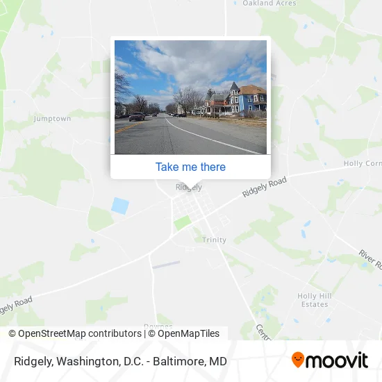 Ridgely map