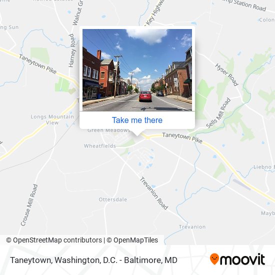 Mapa de Taneytown