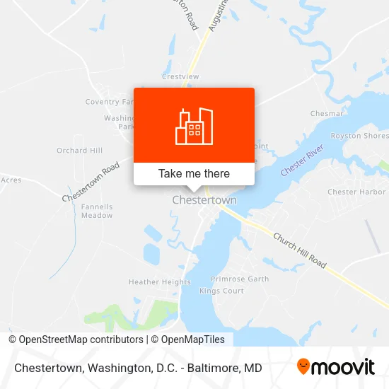 Chestertown map