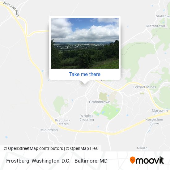 Mapa de Frostburg