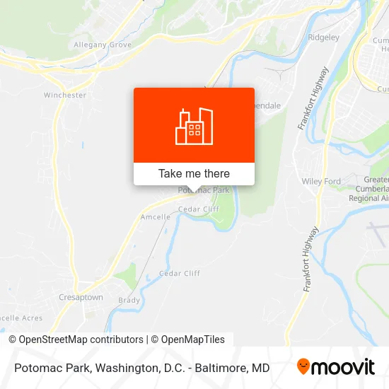 Potomac Park map