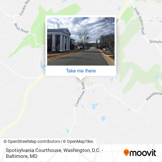 Spotsylvania Courthouse map