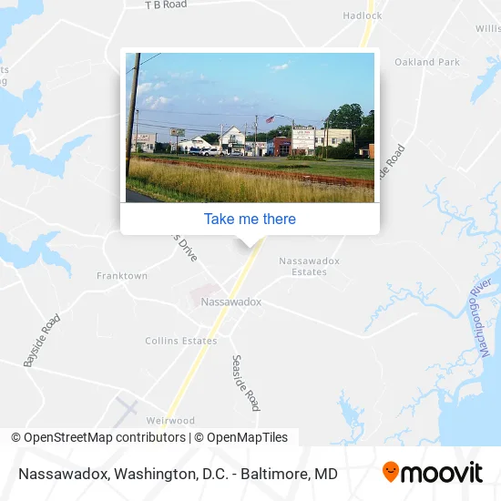 Nassawadox map