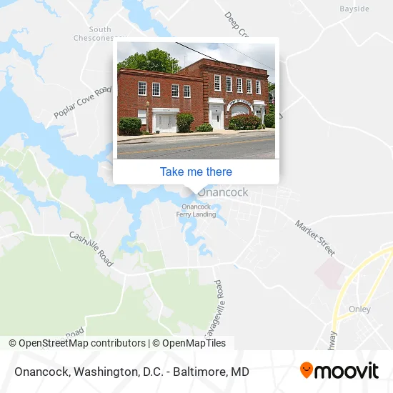 Onancock map