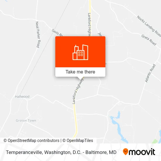 Temperanceville map