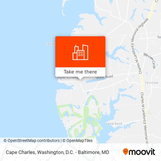 Cape Charles map