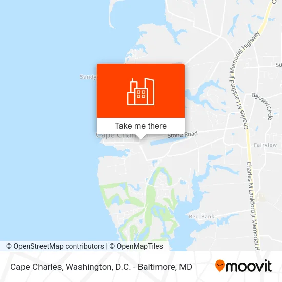 Cape Charles map