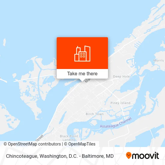Chincoteague map