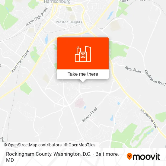 Rockingham County map