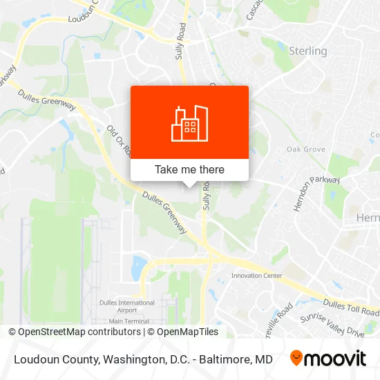 Loudoun County map